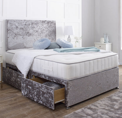 Buckingham Divan Bed Set with Matching Headboard