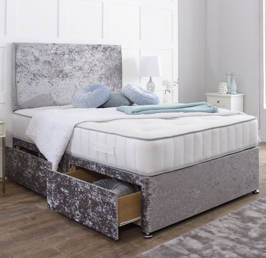 Buckingham Divan Bed Set with Matching Headboard