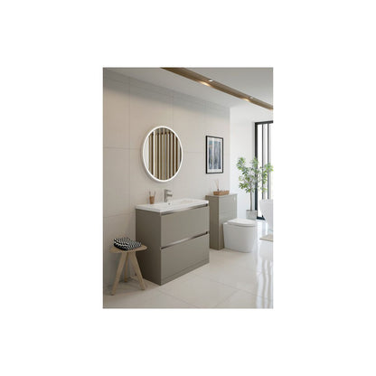 Meuble Lavabo Suspendu Conifer 800 mm 1 Tiroir (Sans Plan) - Latte