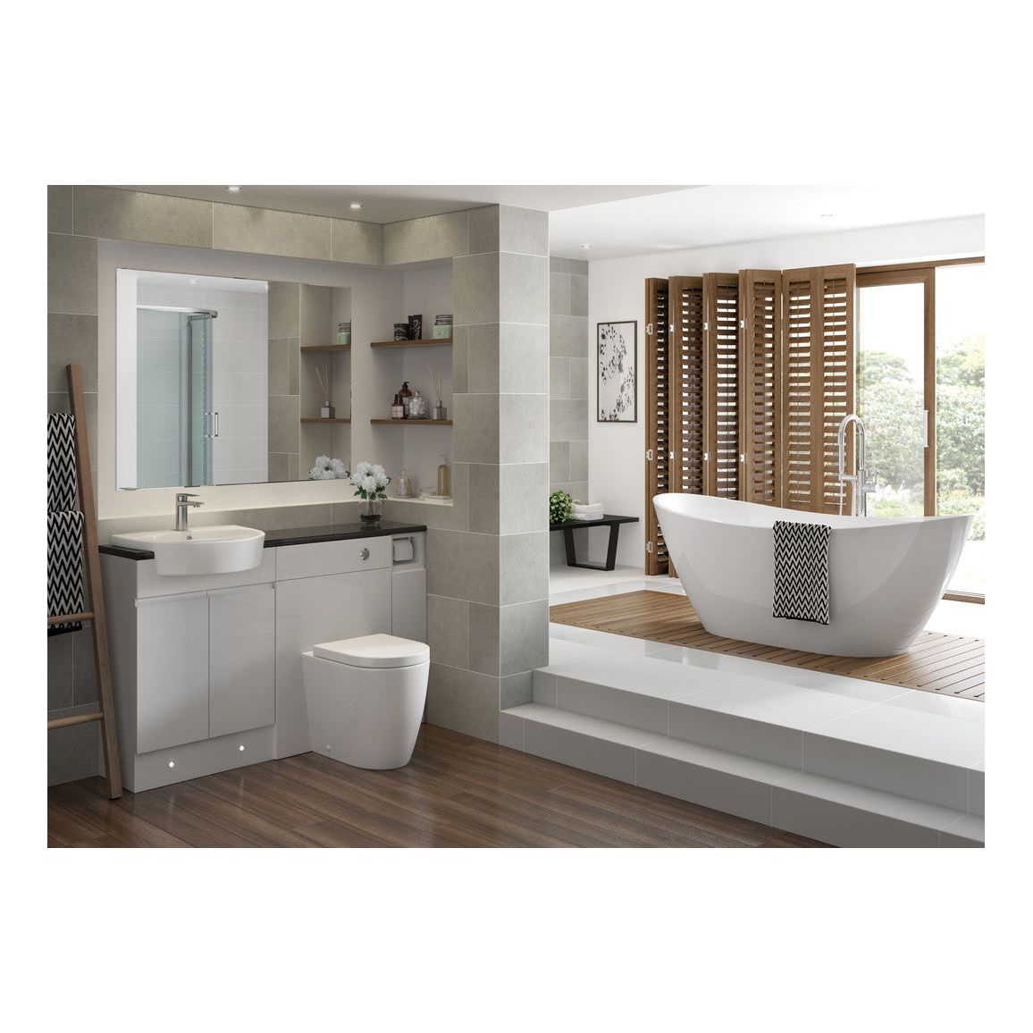 Alor Rimless Back To Wall WC & Soft Close Seat