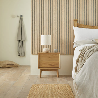 Wright Oak Bedside Table