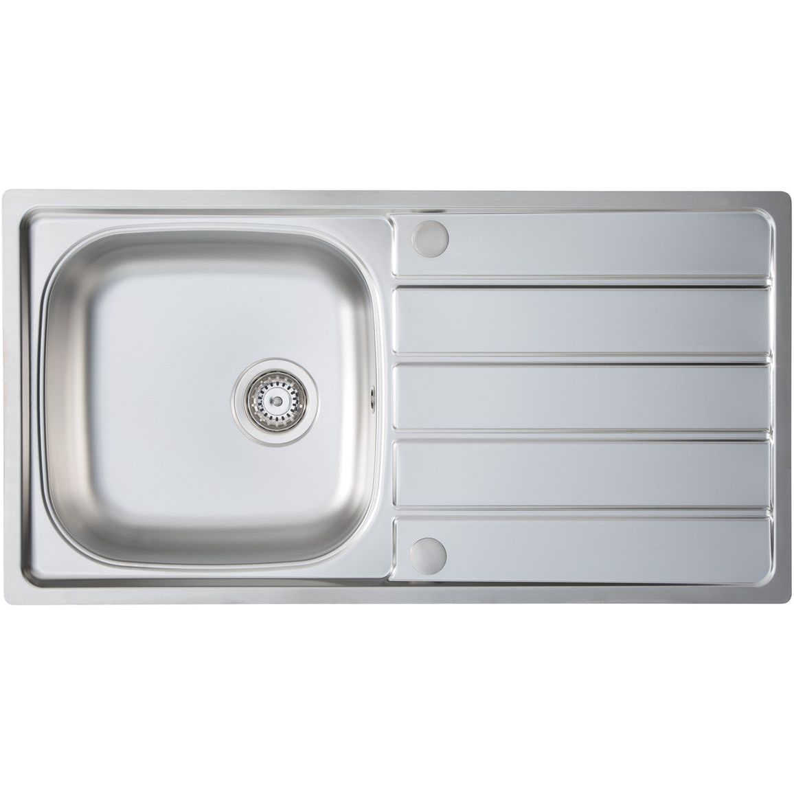 Fregadero empotrado Prima 1B 965x500 mm - Inox/Acero