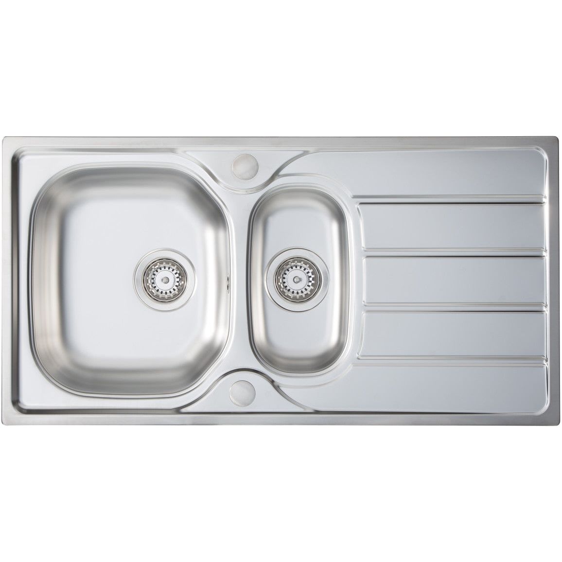 Fregadero empotrado Prima 1.5B 965x500 mm - Inox/Acero