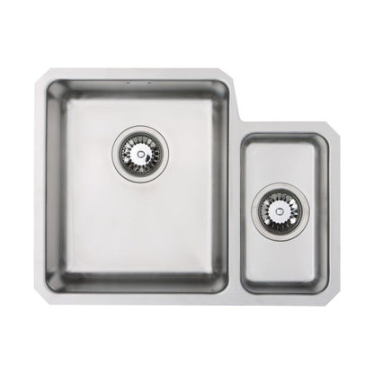 Prima+ 1.5B R25 LH Undermount Sink - St/Steel