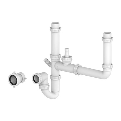 Prima Two Bowl Plumbing Kit