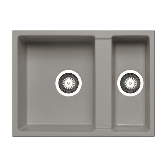 Prima+ Granite 1.5B Undermount Sink - Light Grey
