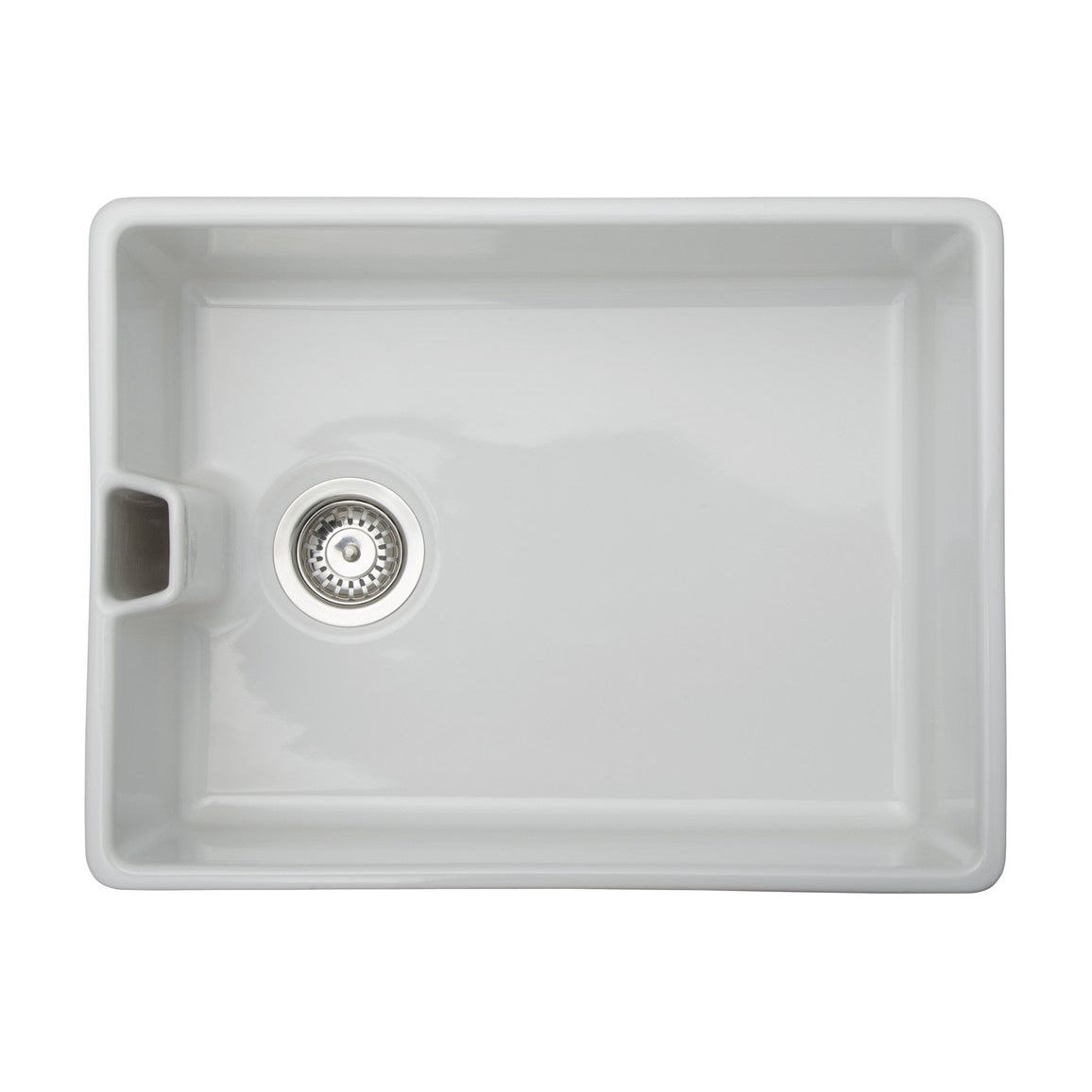 Prima 1B Belfast Fire Clay Sink - White