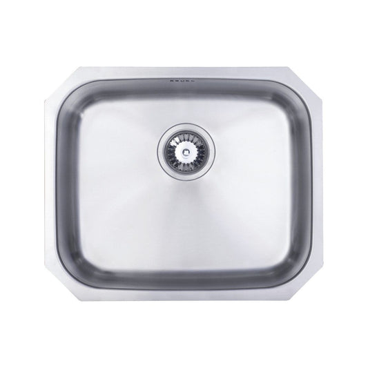 Prima 1B Large Undermount Sink - Polished Steel