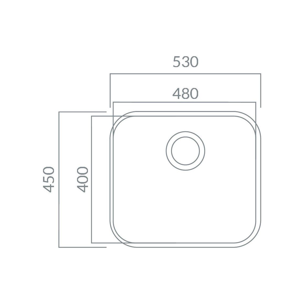 Prima 1B Large Undermount Sink - Polished Steel