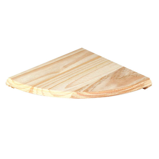 Kit de estante esquinero de madera natural Core de 8"