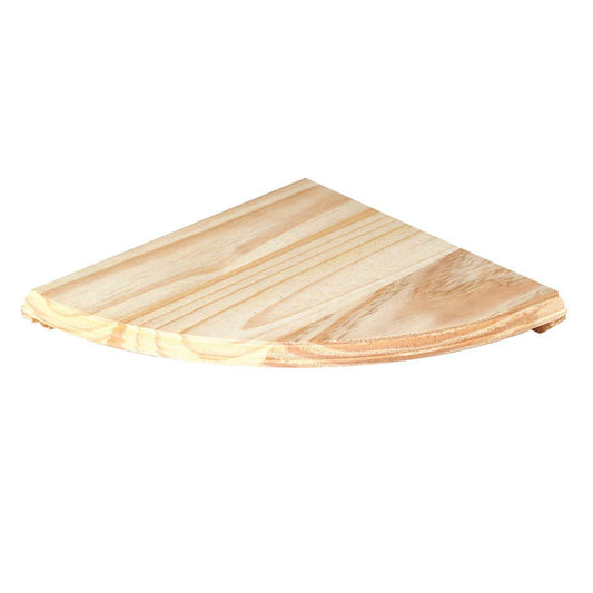 Ensemble d'étagères d'angle en bois naturel Core 8"