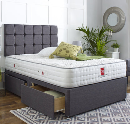 Cambridge Divan Bed Set with Button Headboard