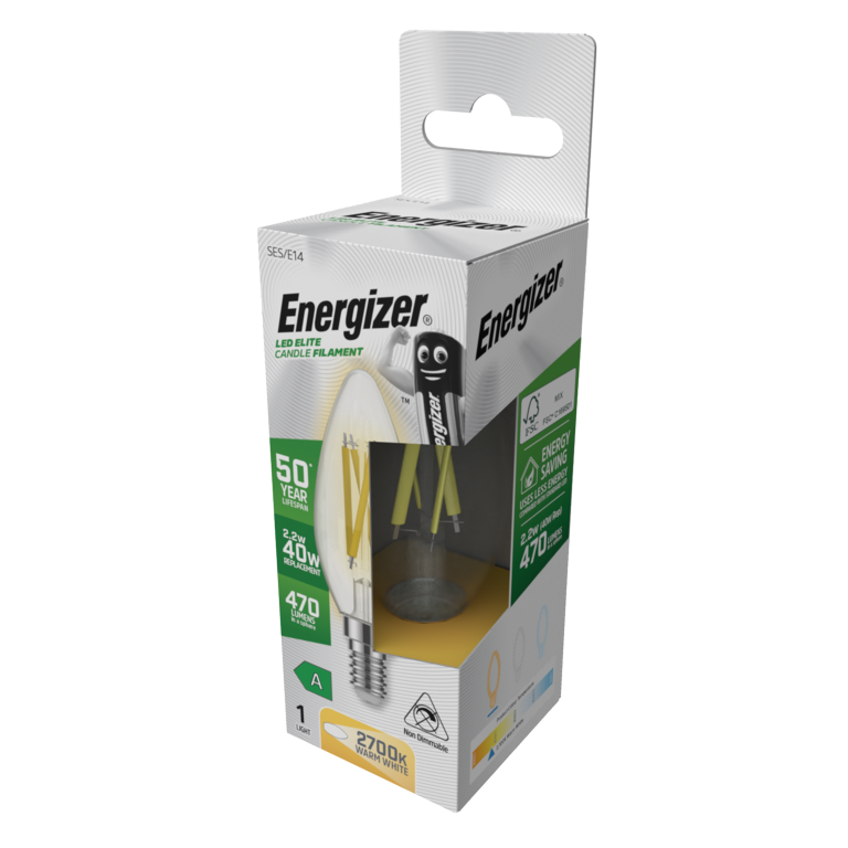 Energizer E14 A Rated Candle 2700k