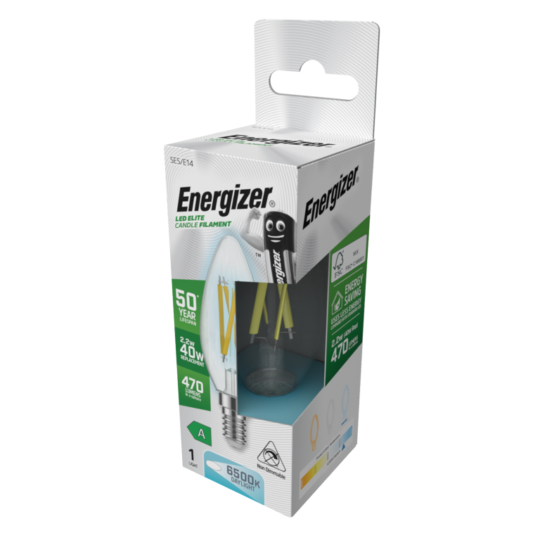 Energizer E14 A Rated Candle 6500k