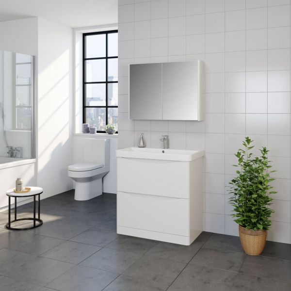 Mueble WC Arc 500mm Blanco