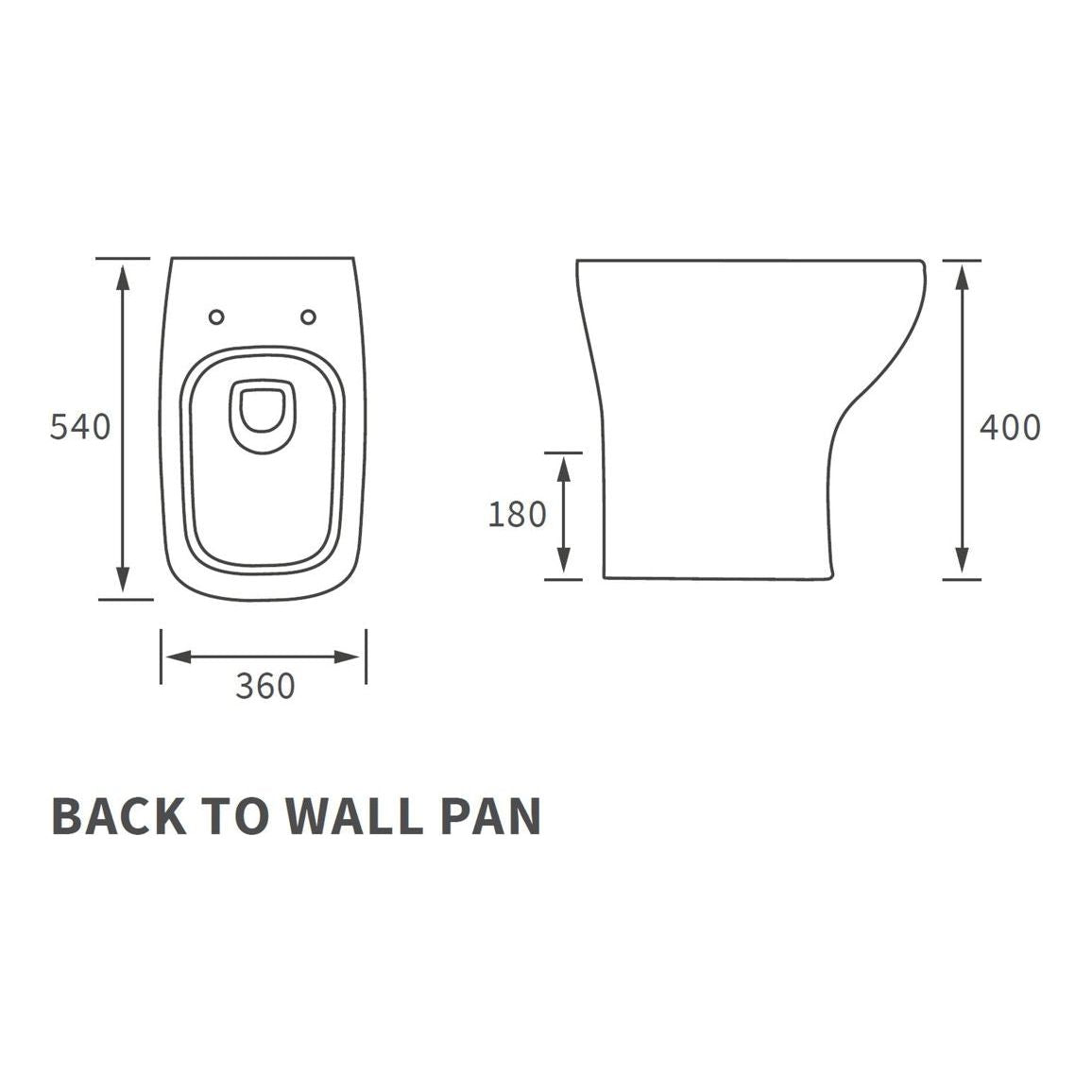 WC dos au mur Awka et siège fin à fermeture douce