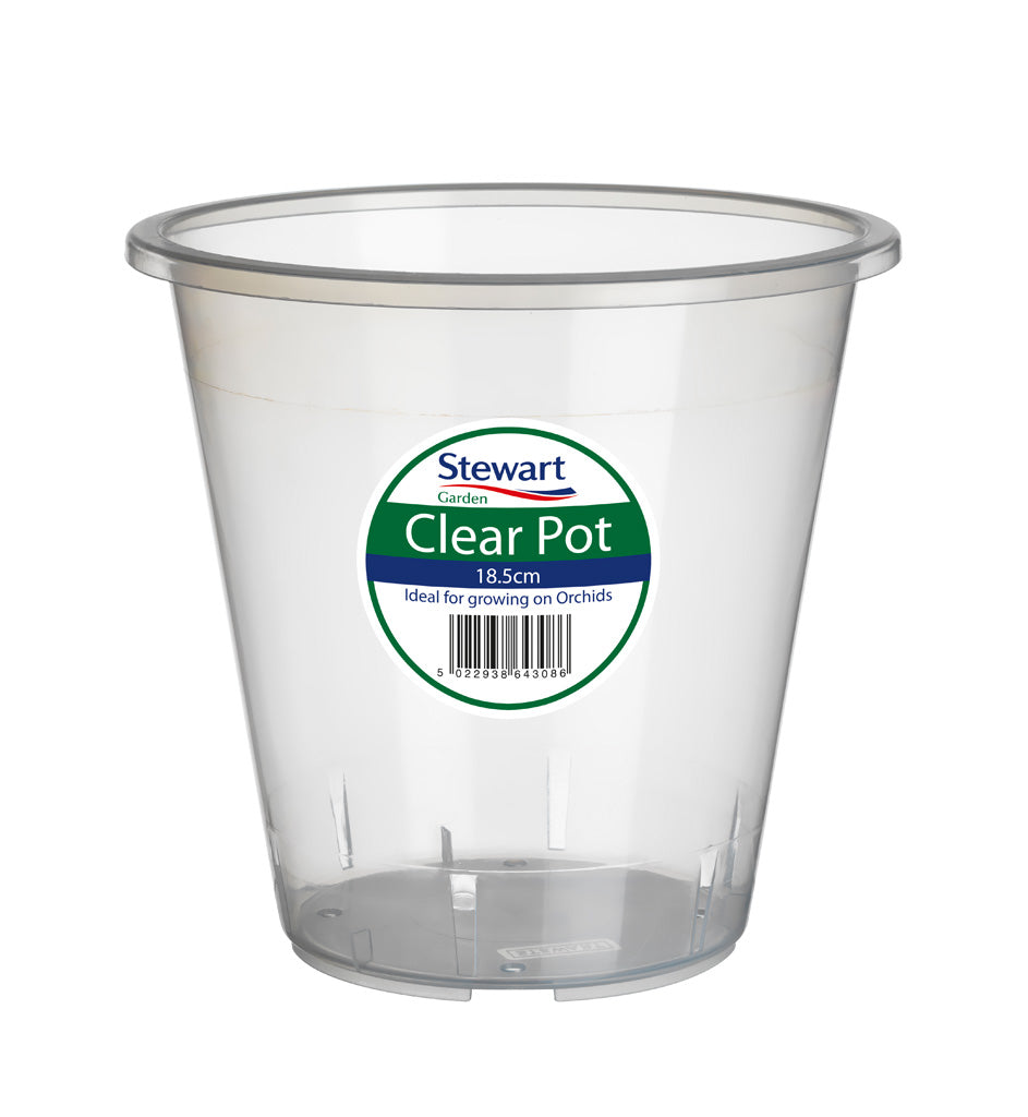 Pot transparent Stewart 18,5 cm