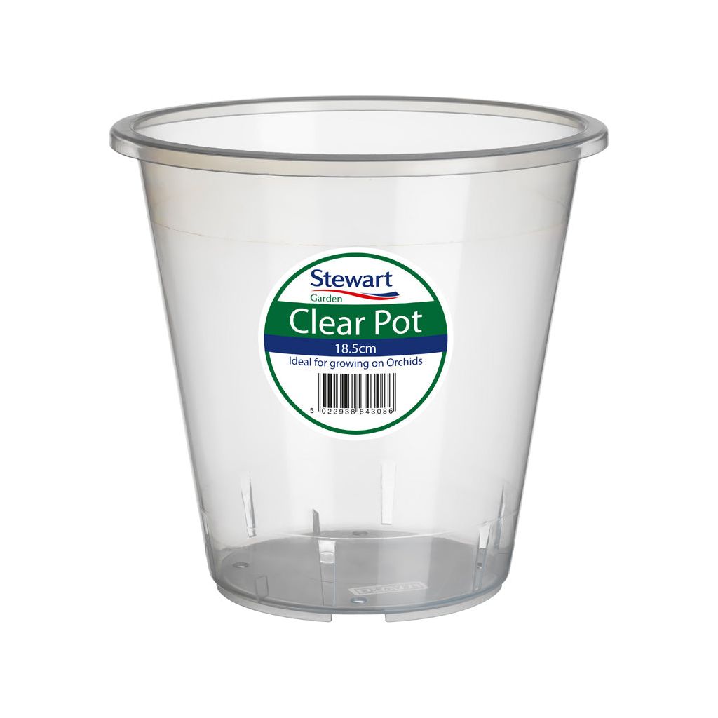 Stewart Clear Pot 18.5cm