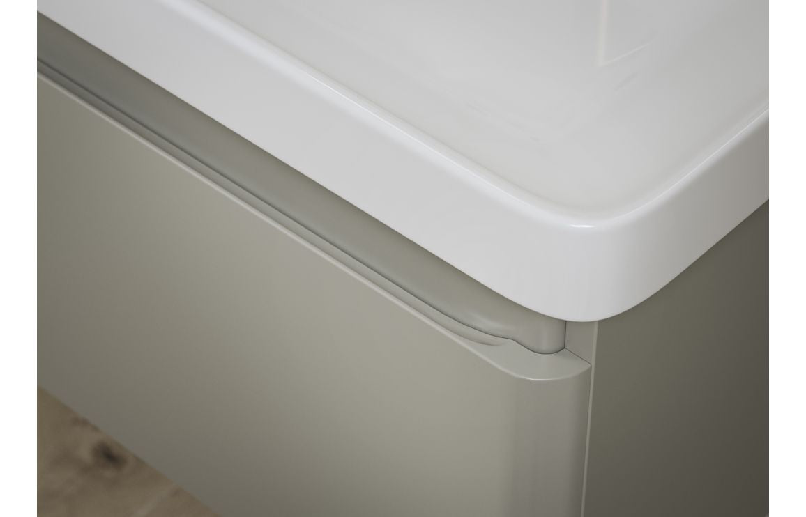 Prisca 805mm Wall Hung 1 Drawer Basin Unit & Basin