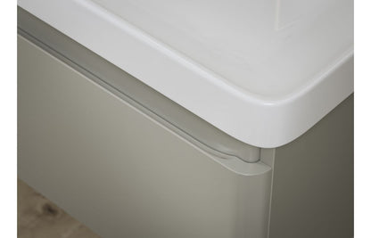 Prisca 605mm Wall Hung 1 Drawer Basin Unit & Basin