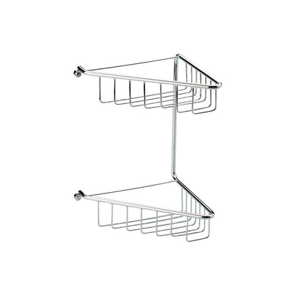 Rockwood 2-Tier Corner Shower Caddy - Chrome