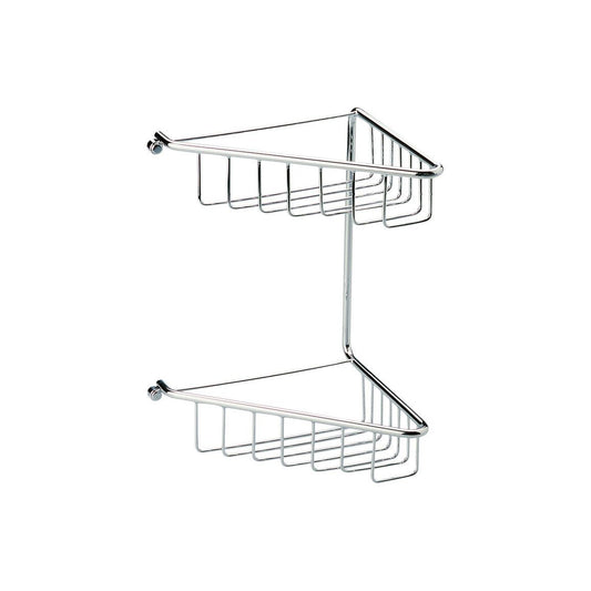 Rockwood 2-Tier Corner Shower Caddy - Chrome