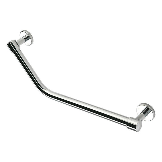 Angled 47cm Grab Rail - Chrome