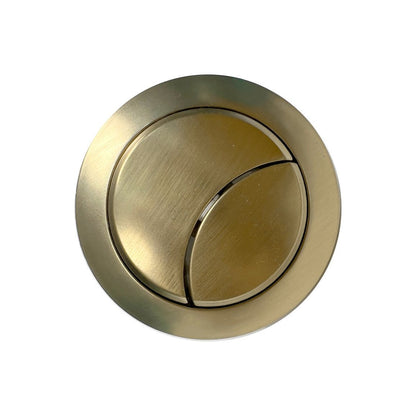 Dual Push Button Cover (Cable) - Brushed Brass