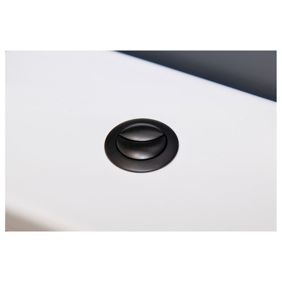 Dual Push Button Cover (Cable) - Matt Black