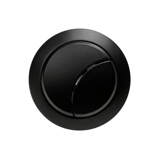 Cubierta de botón pulsador doble (cable) - Negro mate