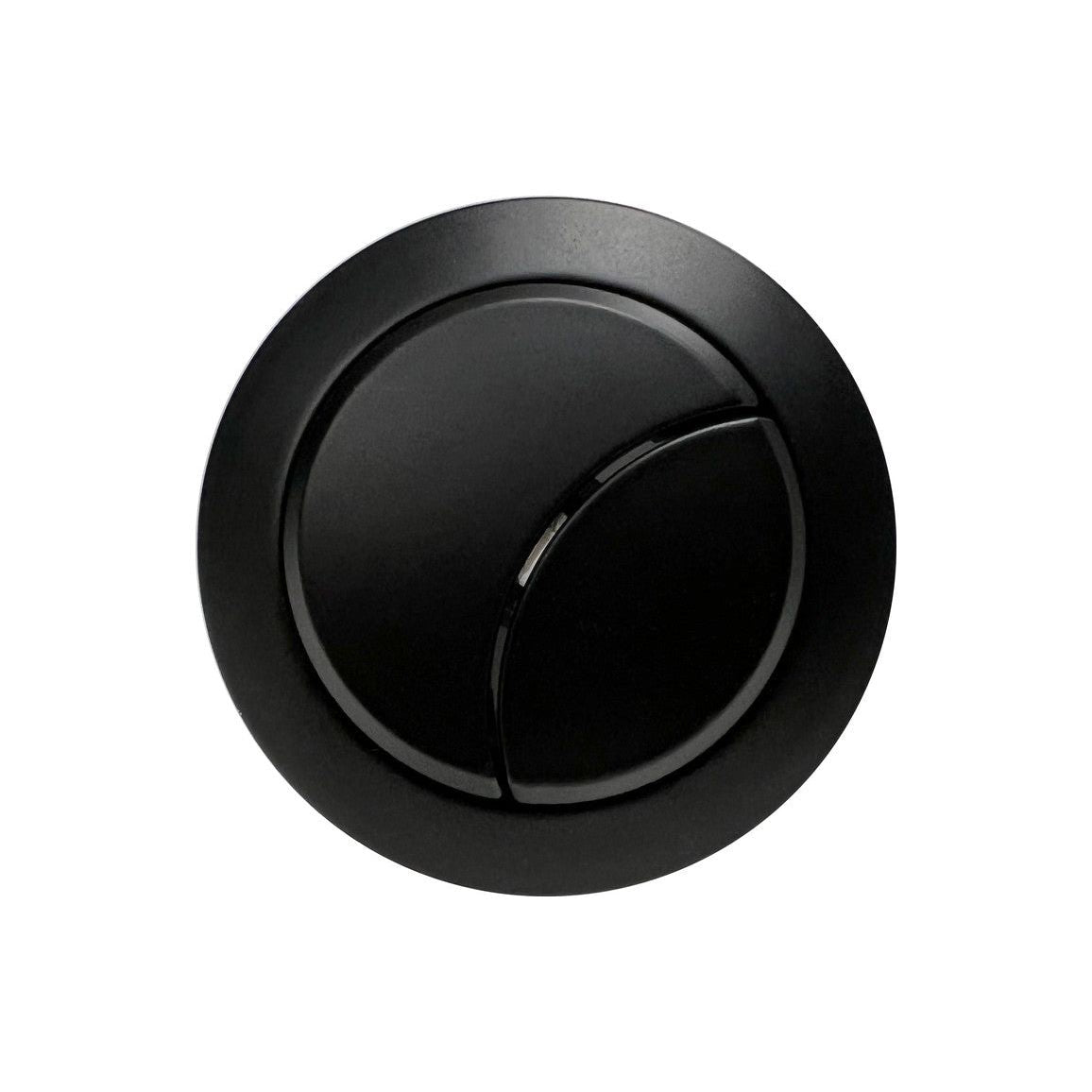 Dual Push Button Cover (Rod) - Matt Black