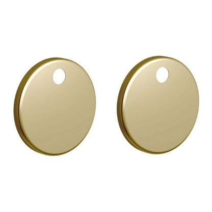 Toilet Seat Cover Caps - Brushed Brass