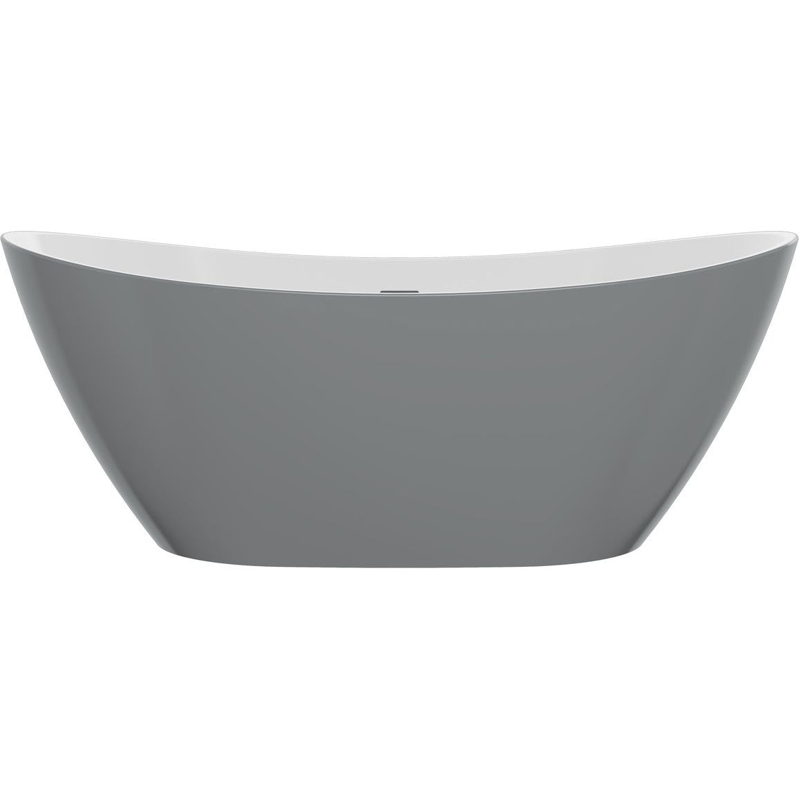 Baignoire autoportante Goldie 1700x780x690mm - Gris