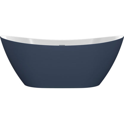 Goldie Freestanding 1700x780x690mm Bath - Matt Blue