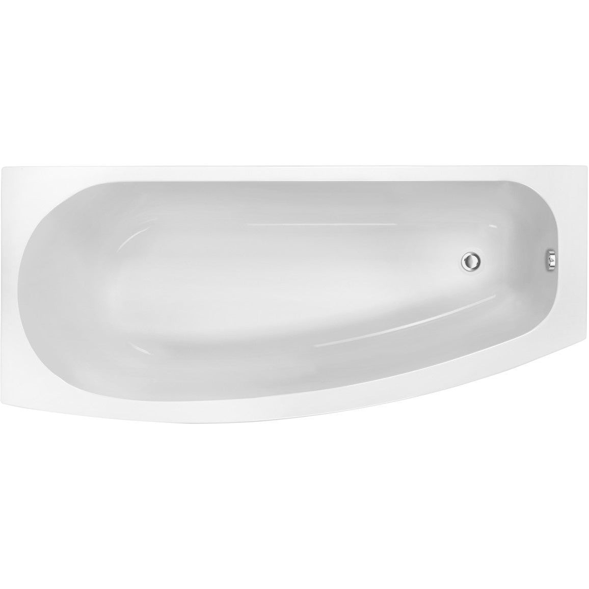 Bedwell Space Saving 1700x740x560mm 0TH Bath w/Legs (LH)