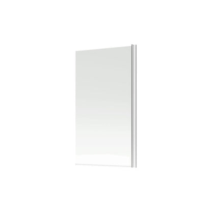 1400mm Square Bath Screen - Chrome