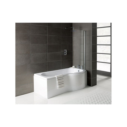 Forme P simple extrémité 1700x700-850x410mm 0TH bain uniquement (RH)