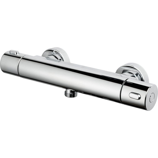 Vema Round Single Outlet Thermostatic Bar Valve
