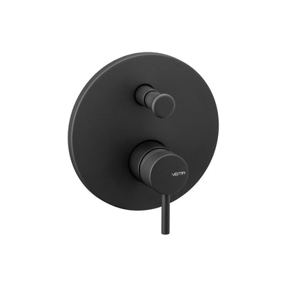 Vema Maira Black Concealed Two Outlet Shower Mixer w/Diverter