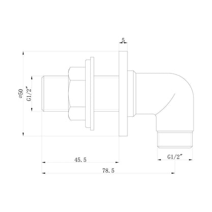 Traditional Wall Outlet Elbow