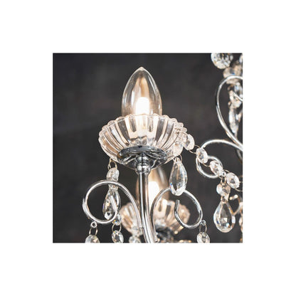 Birchmount 5 Arm Chandelier Ceiling Light - Chrome