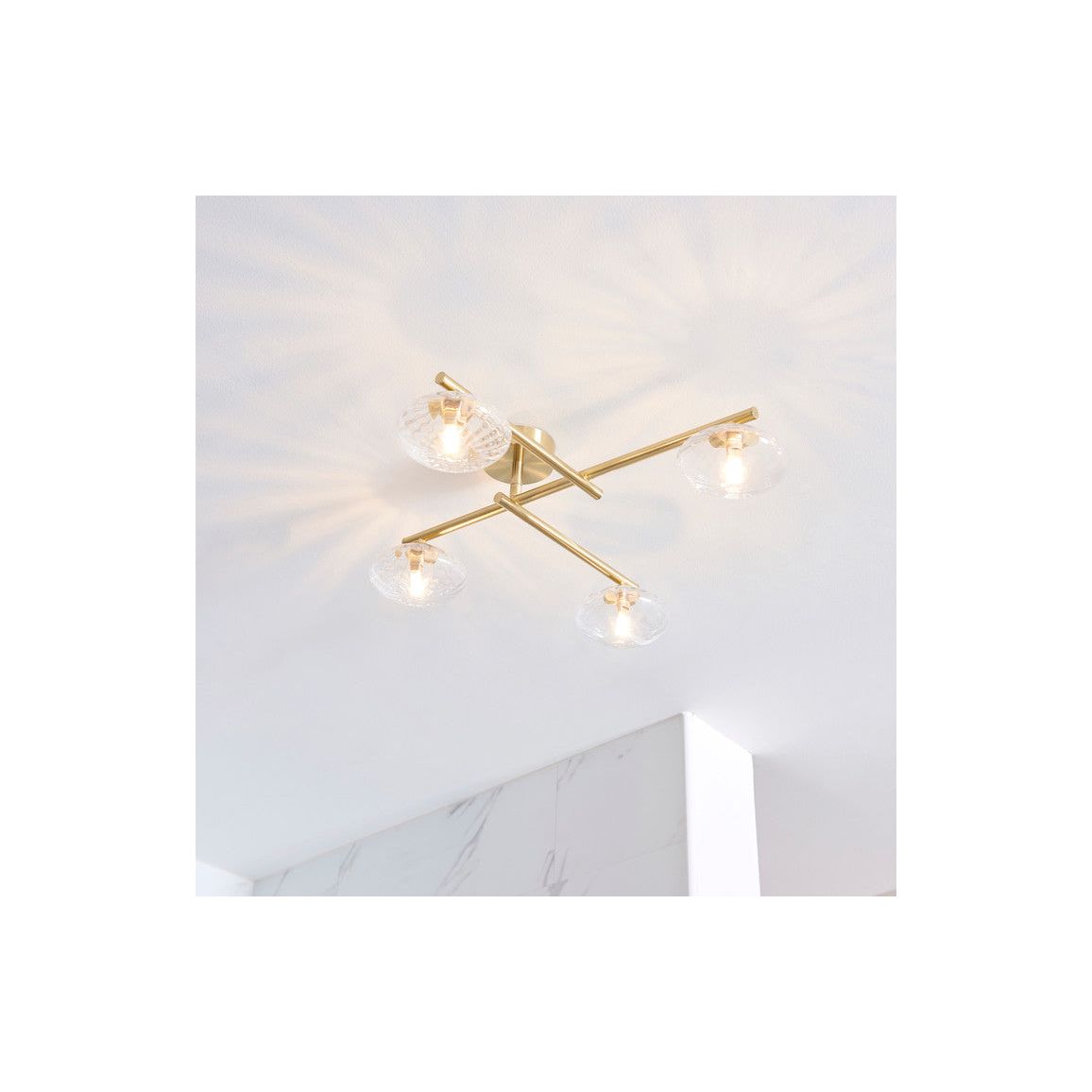 Albion Ceiling Light - Brushed Brass
