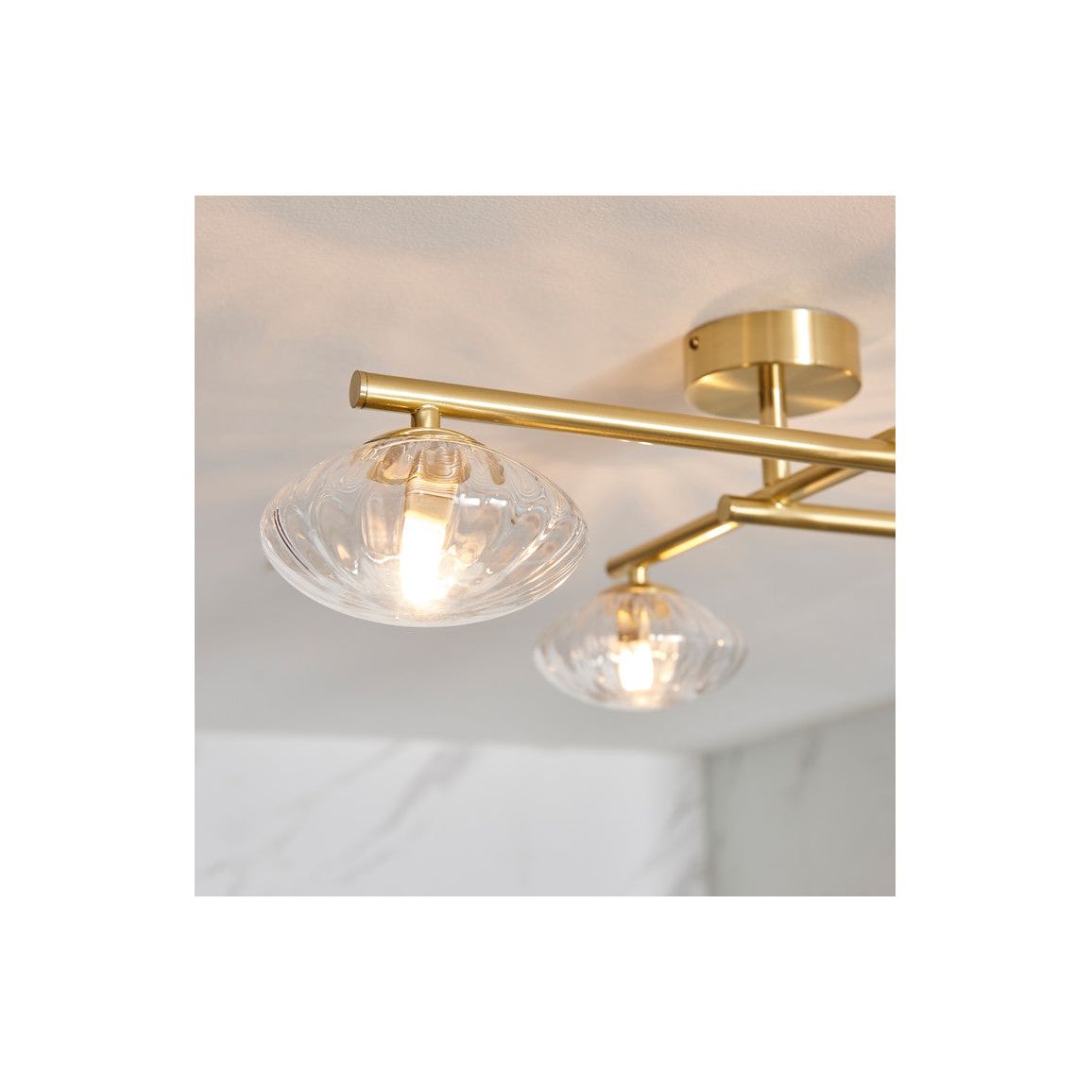 Albion Ceiling Light - Brushed Brass