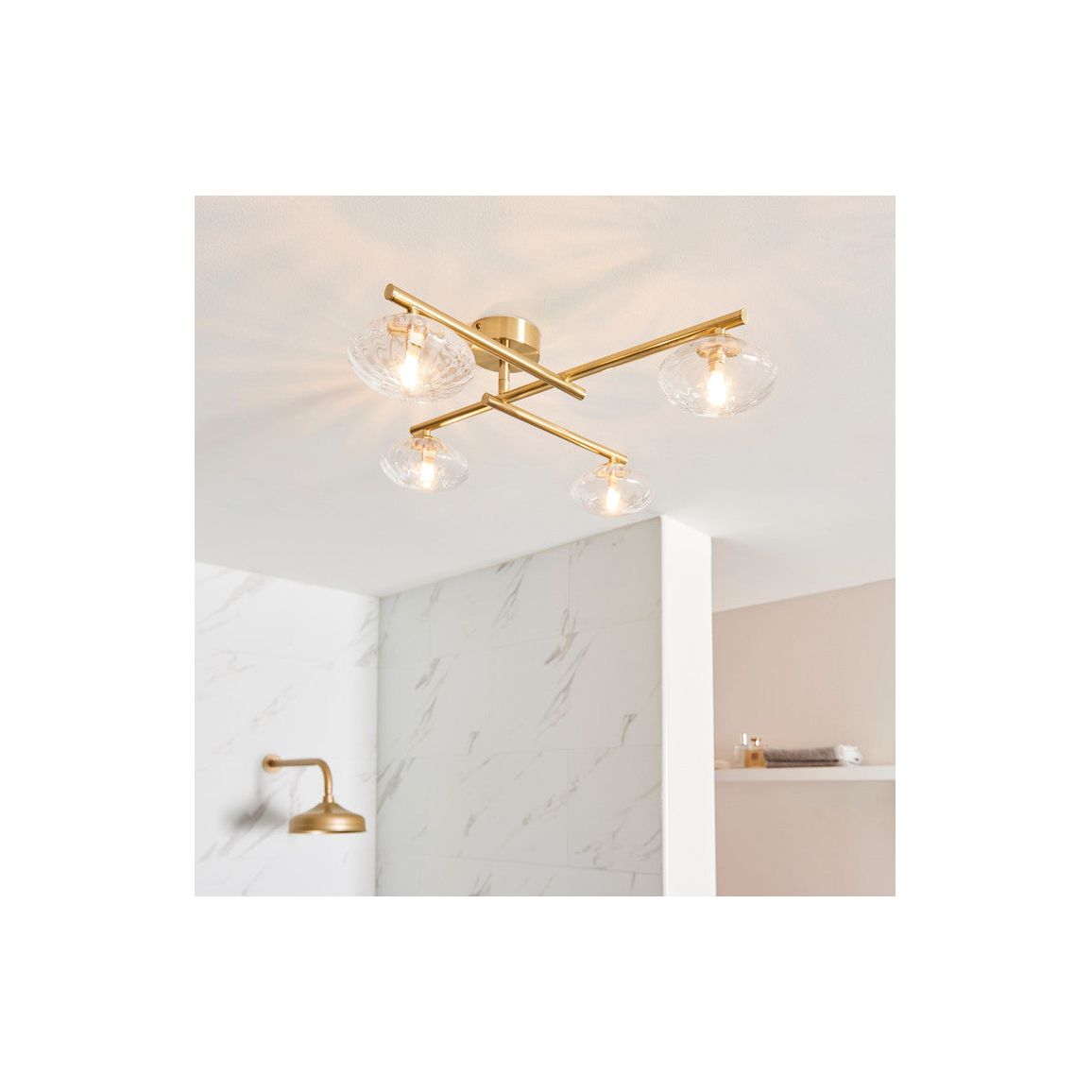 Albion Ceiling Light - Brushed Brass