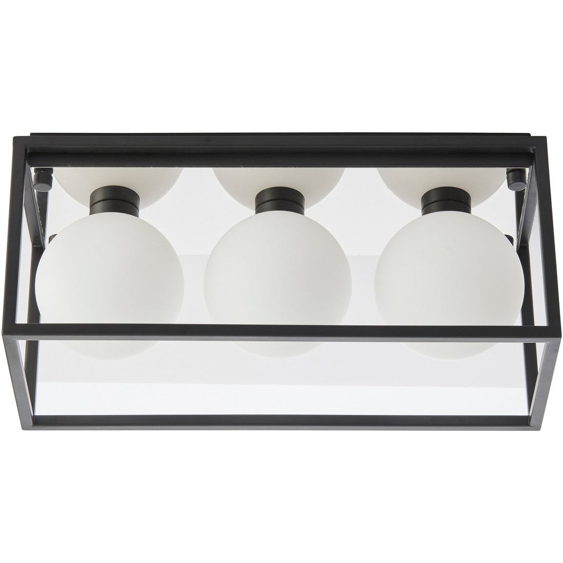 Rec Frame Ceiling Light - Matt Black