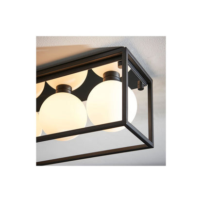 Rec Frame Ceiling Light - Matt Black