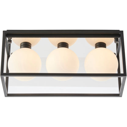 Rec Frame Ceiling Light - Matt Black