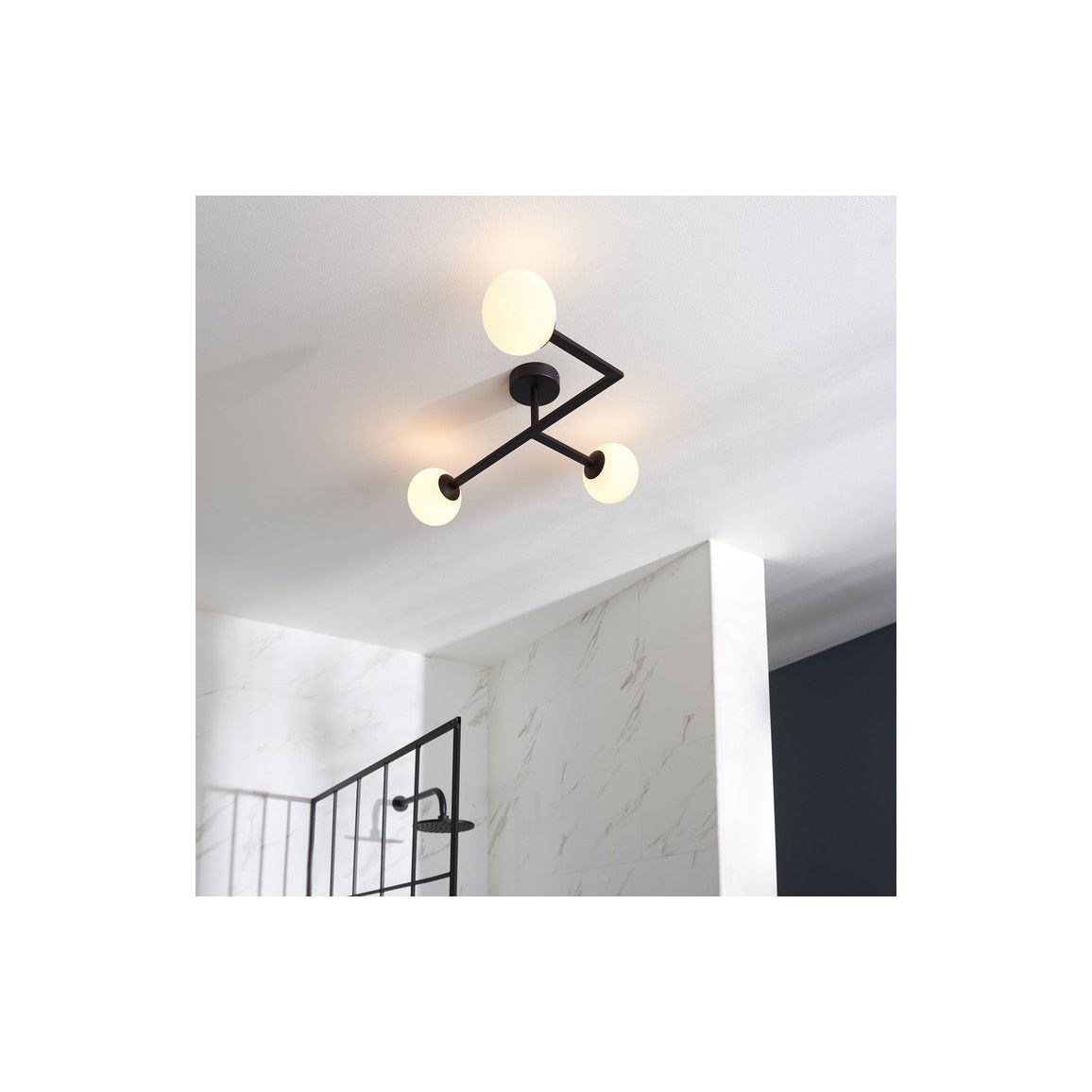 Abinger Ceiling Light - Matt Black