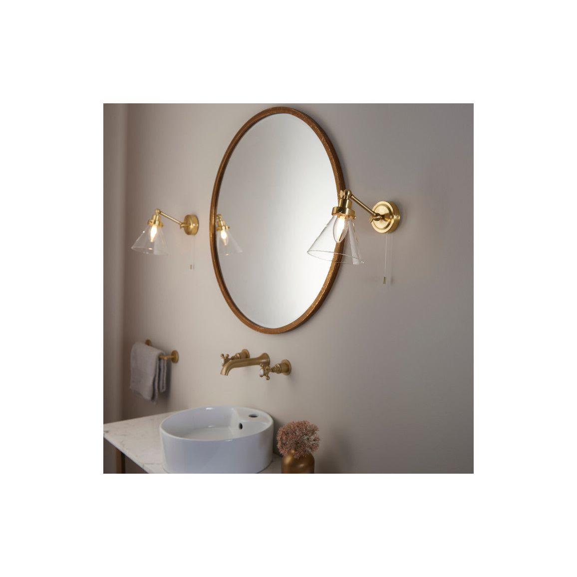 Dundalk Wall Light - Brushed Brass