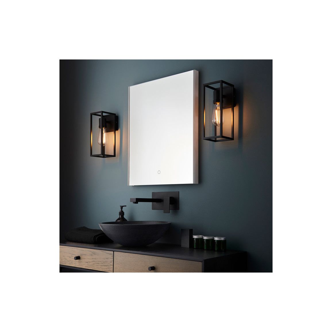 Canlish Wall Light - Matt Black